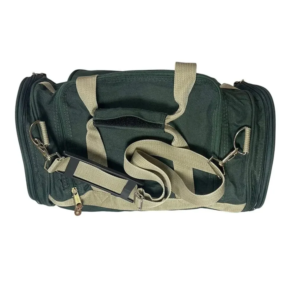 Vintage Y2K Comp USA Travel Duffle Bag Employee Tech Boot Camp *Needs Repaired
